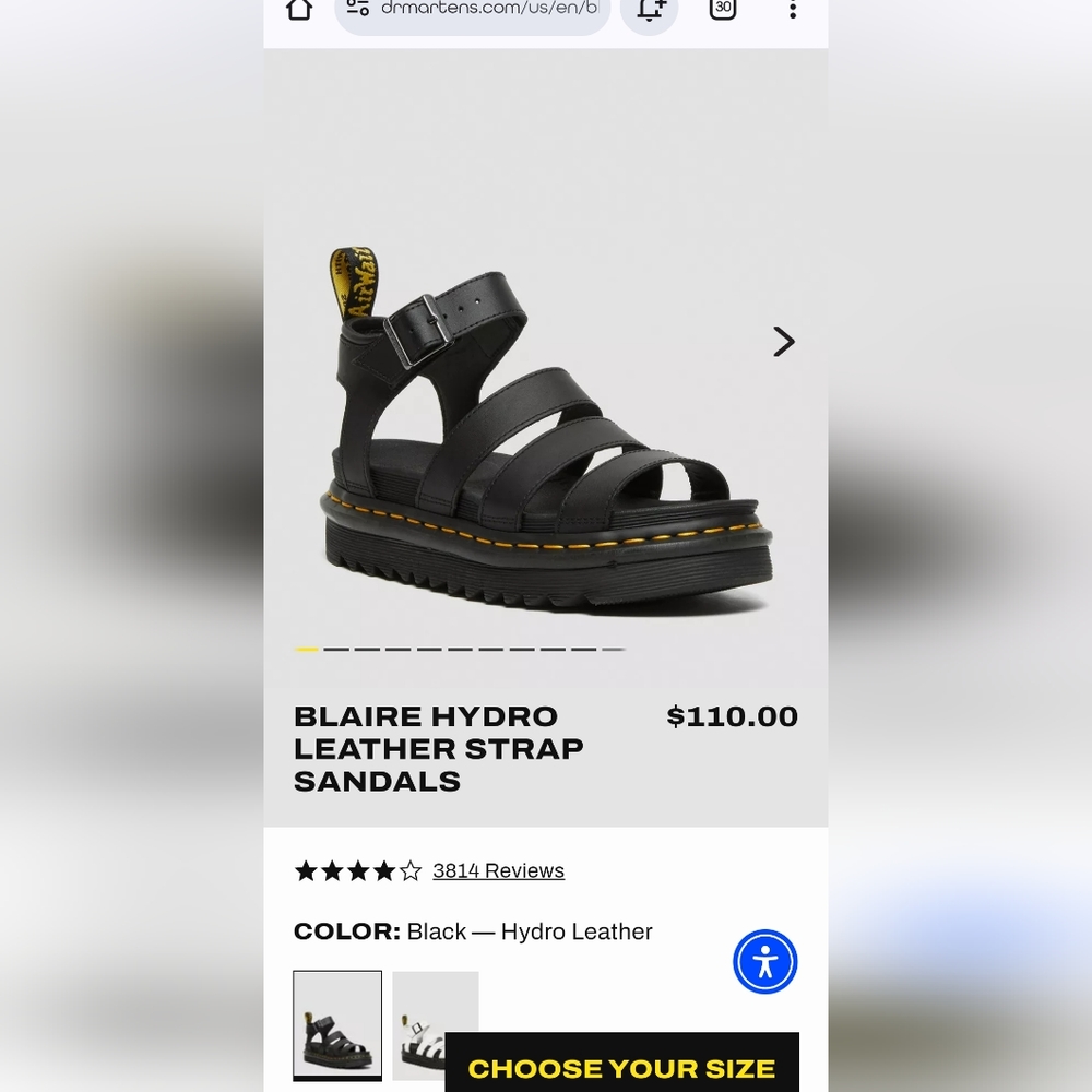 Balire hydro strap sandal